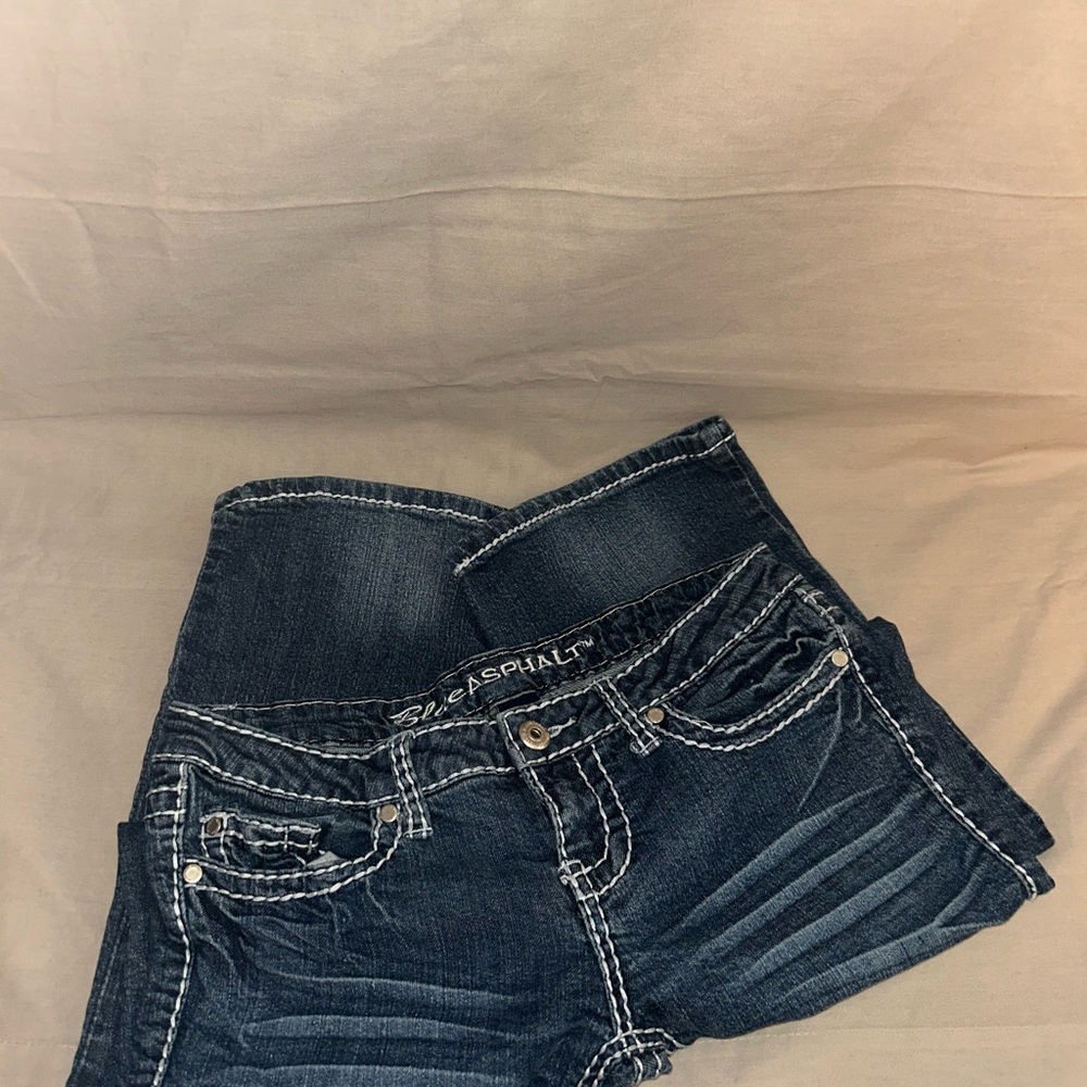 💄Y2K BlueAsphalt Low Rise Jeans💄